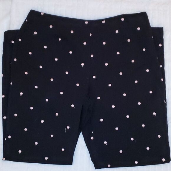 Braetan Pants - Braetan black and pink slacks